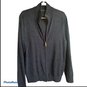 Banana Republic men’s L blue full zip sweater